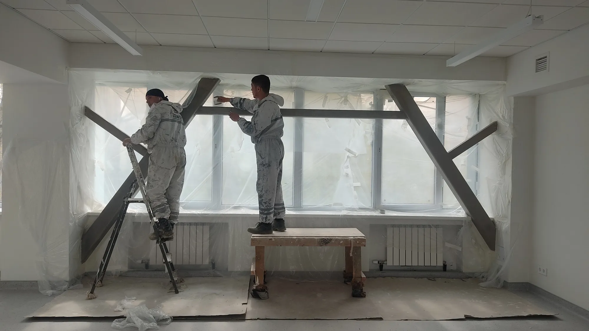 "Реконструкция учебных корпусов университета Нархоз"  Блок А и Б